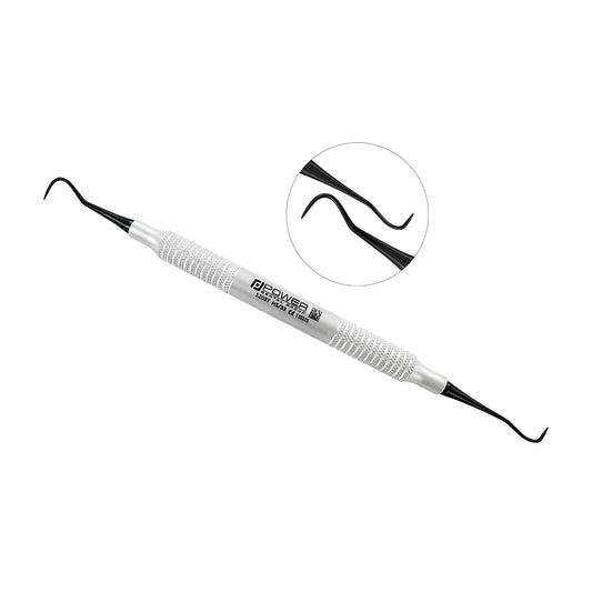 Anterior sickle scaler H5/33 Jacquette style titanium full instrument view