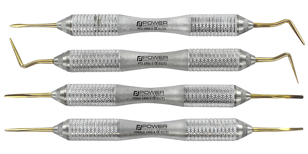 Power Flex Periotome Kit, Titanium – Set of 4