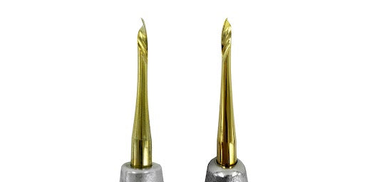 Power Twist Anterior Periotome Kit – 4 mm STR L/R, Titanium, Set of 2