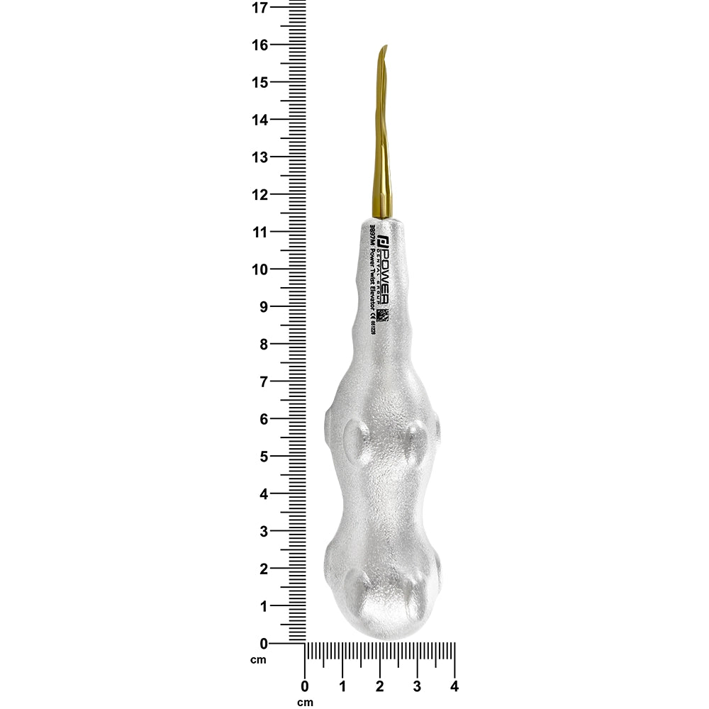 Pince à racines Power Twist 3 mm, courbée à droite, en titane