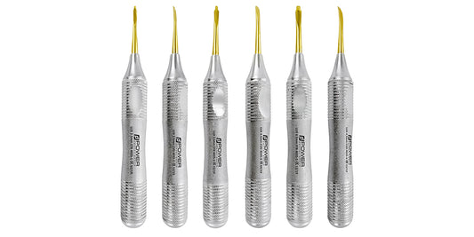 Power Flex Luxator Kit, Titanium – Set of 6