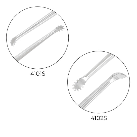 Serrated Lucas Surgical Curette Kit – Set of 4