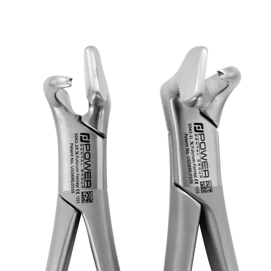 Power Fulcrum Extraction Forceps Kit – Left & Right, Atraumatic Extraction, Set of 2