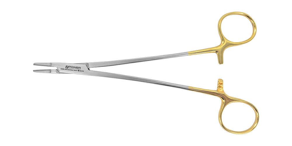 NEEDLE HOLDER RYDER STR T/C 18cm DELICATE USE. DO NOT OVER TIGHTEN