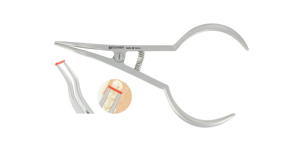 ORTHODONTIC INSTRUMENTS SEPARATING 15.5CM, S CURVE