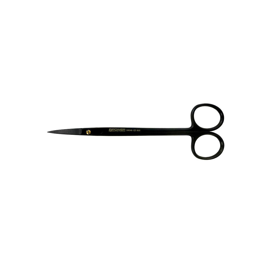 Ciseaux à sutures Kelly Super Cut – Droits, 16 cm – Titane noir