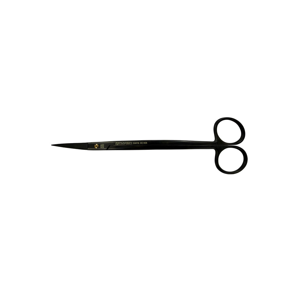 Tijeras de sutura Dean Super Cut – Curvas, 17,5 cm (6,9 pulg.) – Titanio negro