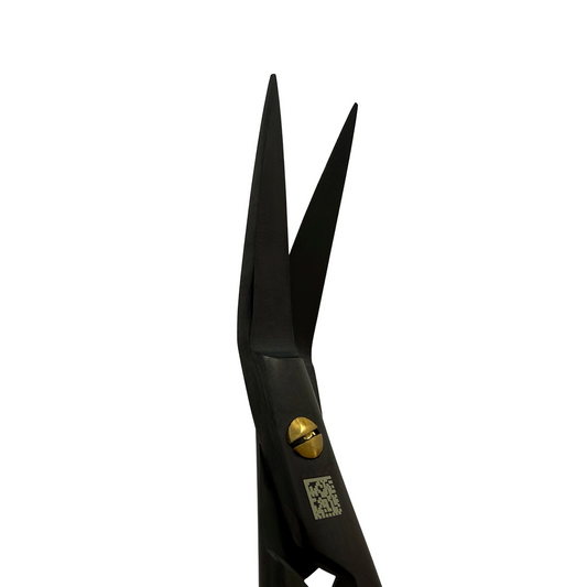Tijeras de sutura Dean Super Cut – Curvas, 17,5 cm (6,9 pulg.) – Titanio negro