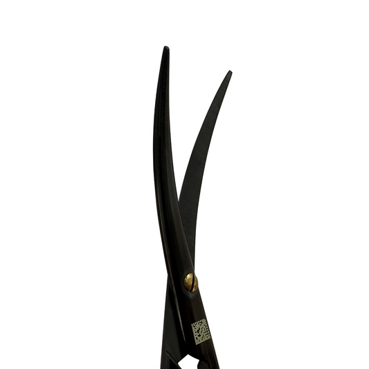 Tijeras de sutura Metzenbaum Super Cut – Curvas, 14 cm (5.7 in) – Titanio negro