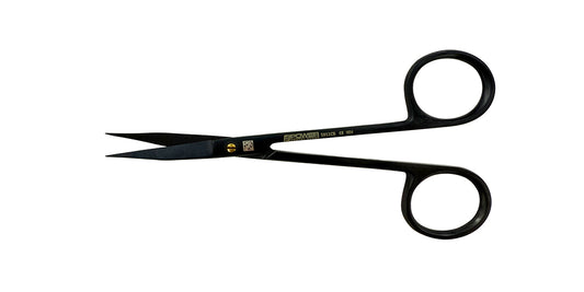 Super Cut Goldman-Fox Scissors Curved, 12.5 cm, Suture, Black Edition
