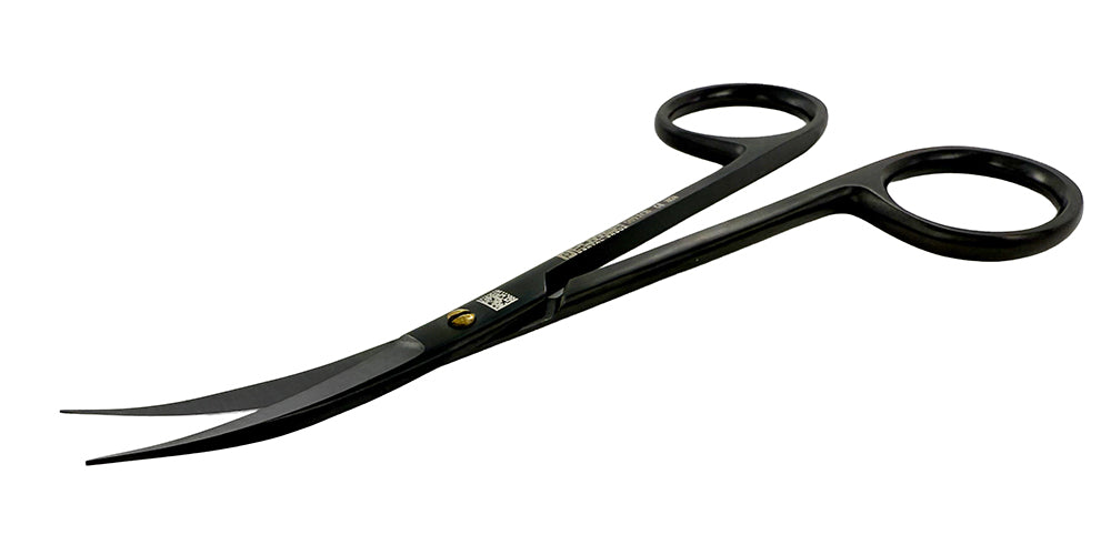 Ciseaux courbes Super Cut Goldman-Fox, 12,5 cm, Suture, Édition Noire