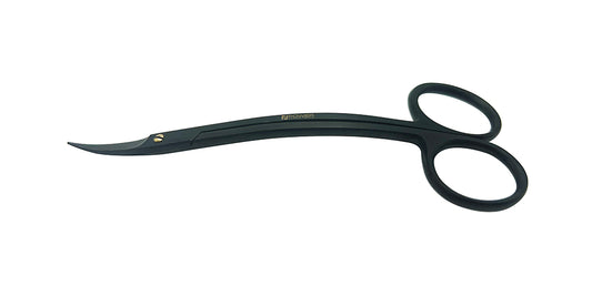 Super Cut La Grange Scissors Curved, 11.5 cm, Suture, Black Edition
