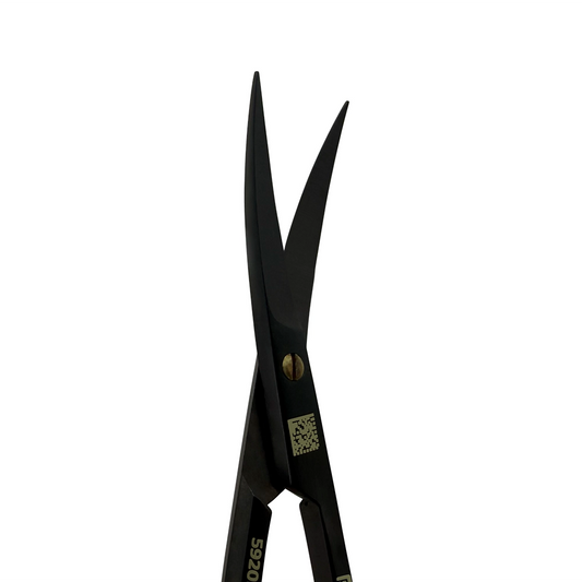 Tijeras de sutura Iris Super Cut – Curvas, 4,5 pulg (11,5 cm) – Titanio negro