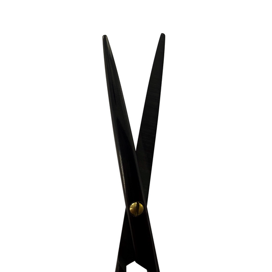 Tijeras Metzenbaum Power Bow de titanio, rectas, 15 cm, edición negra