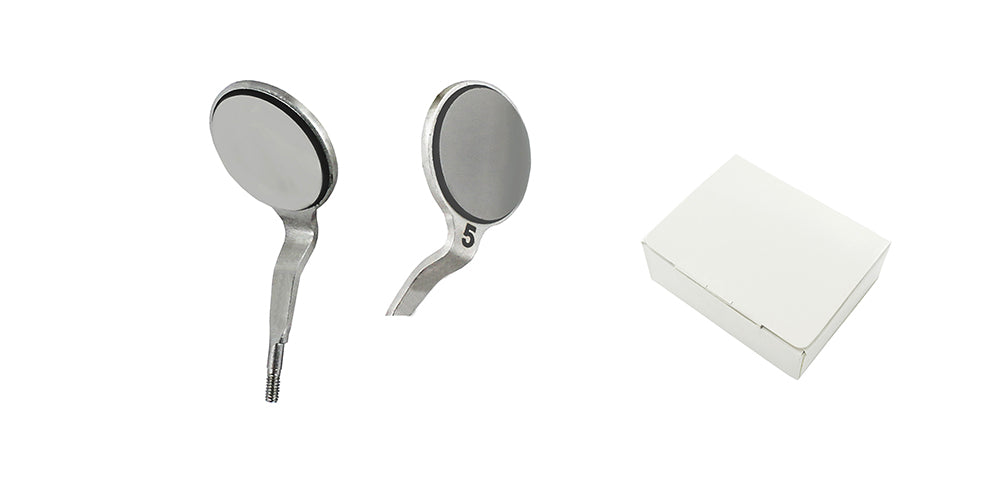 Espejo n.° 5, vidrio de doble cara, diámetro 26,4 mm, casquillo cónico (caja de 6)