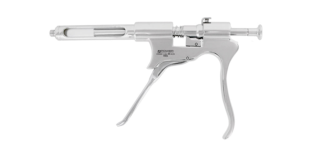 SYRINGES INTRALIGMENTARY 1.8ml intraligamental syringe dispenses 0.2cc of anesthetic. Its