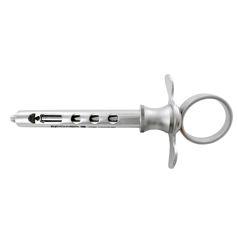 Aspirating Syringe 1.8 ml – Winged, with Harpoon Mechanism | Power Dental Group