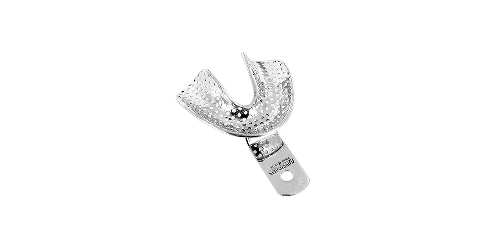 IMPRESSION TRAYS PERFORATED DENTURE, LOWER, L
