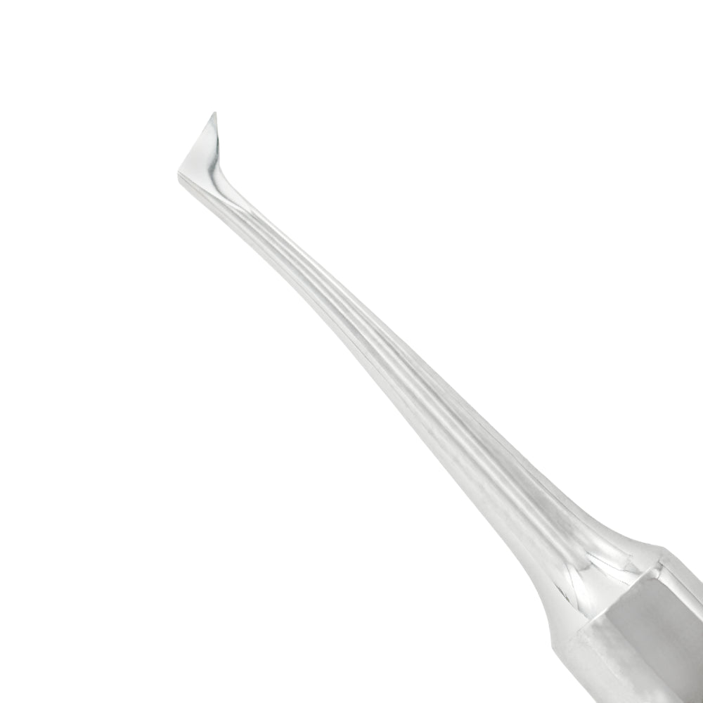Close-up of Cryer Elevator 39L left-angle working end with small handle