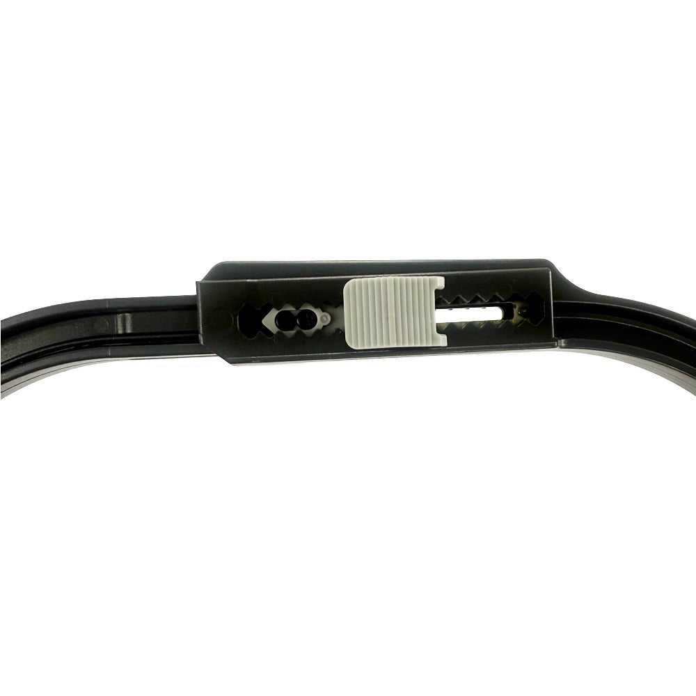 Top adjustment slider close-up on Dr. Kim LED Surgical Headlamp KIMS-BK headband