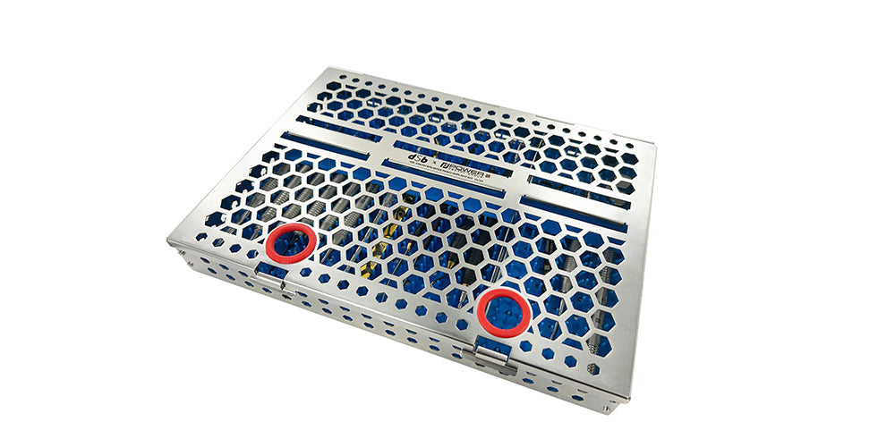 Dra. Sarah Balaster – Kit de implantes perio, juego de 15 con casete