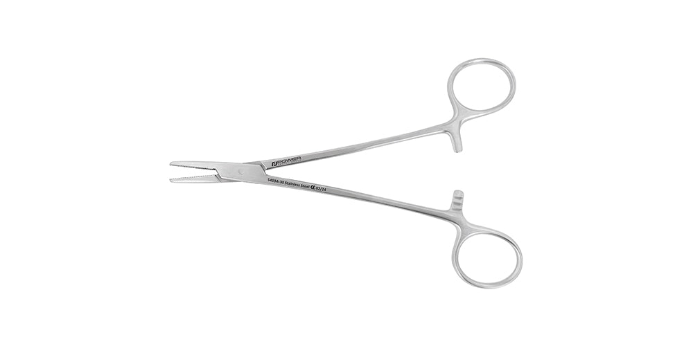 Mayo–Hegar wide-jaw needle holder with ring handles, 15 cm, SKU 5403W