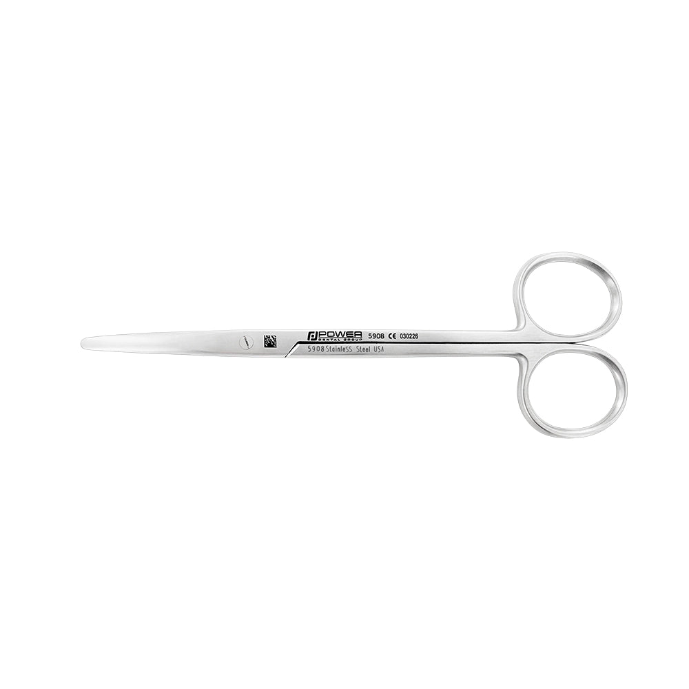 Side view of Metzenbaum Scissors – Straight, 5.7 in (14.5 cm)