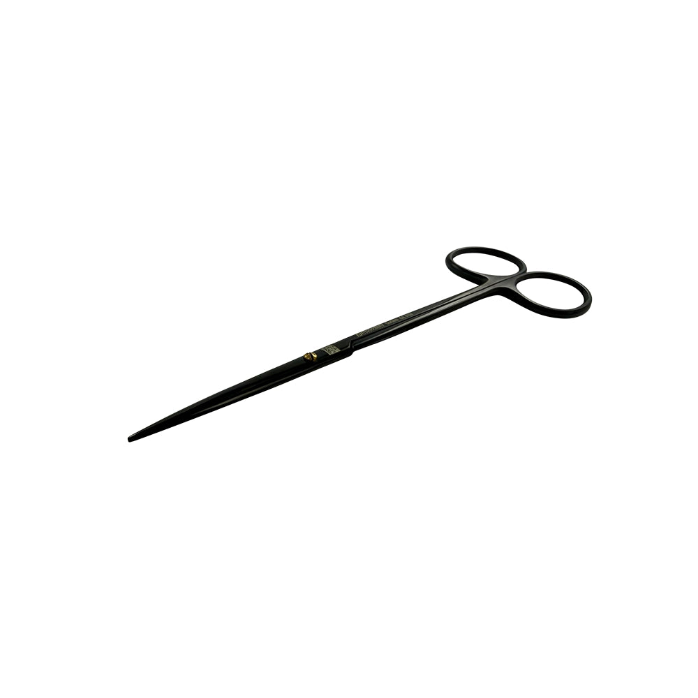 Side view of Metzenbaum Super Cut Suture Scissors – Straight, 5.7 in (14.5 cm) – Black Titanium