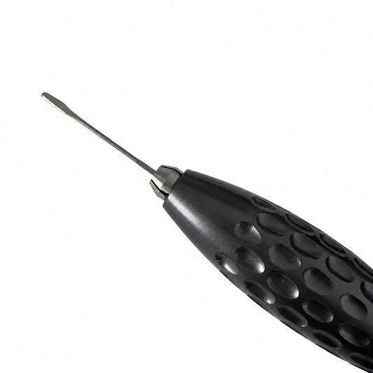 Supremo Tunnel Blade TB3 Espada attached to aluminum handle close-up