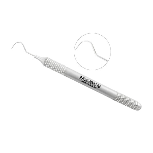 Explorer 23 Shepherd’s Hook dental explorer with 6EZ handle, SKU 1005E
