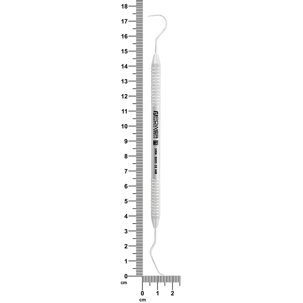 Explorer EXD 5 with 3EZ handle showing 17.4 cm overall length