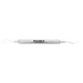 Horizontal view of Explorer EXD 5 double-ended dental explorer with 6EZ handle