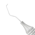 Close-up of opposite EXD 5 diagnostic working end on double-ended dental explorer