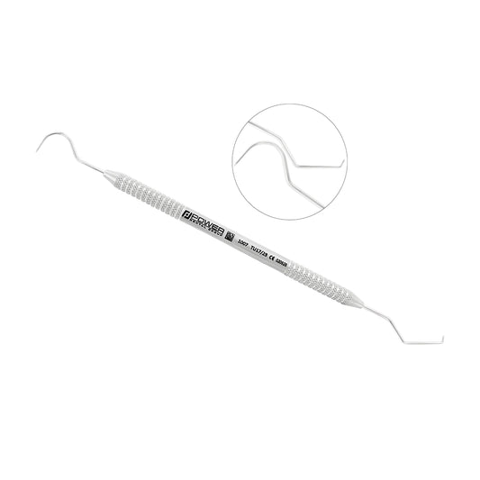 Explorer TU17/23 double-ended dental explorer with TU17 and #23 working ends and lightweight 3EZ handle