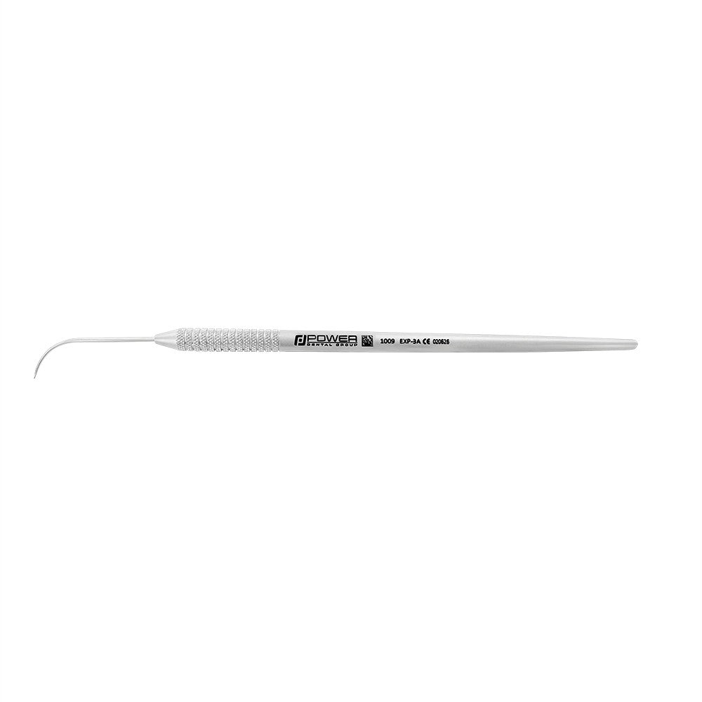 Horizontal view of Explorer EXP 3A single-ended dental instrument with 1EZ handle