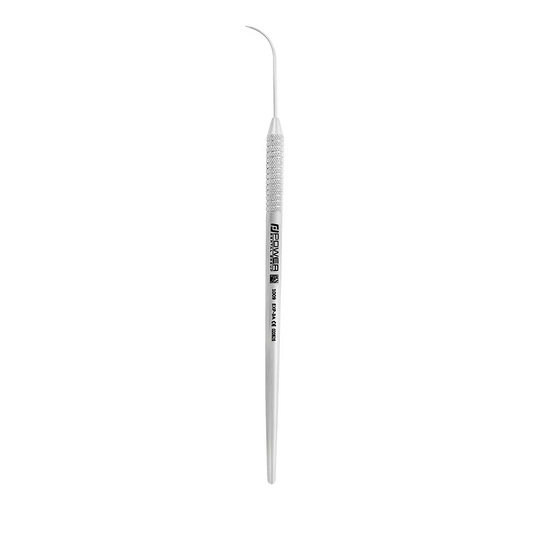 Vertical view of Explorer EXP 3A single-ended dental explorer with 1EZ handle, SKU 1009