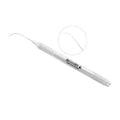 Explorer EXP 3A single-ended dental explorer with fine curved tip and large 6EZ handle