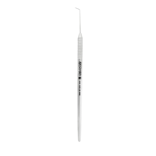 Vertical view of Explorer EXP 6 single-ended dental explorer with 1EZ handle, SKU 1010