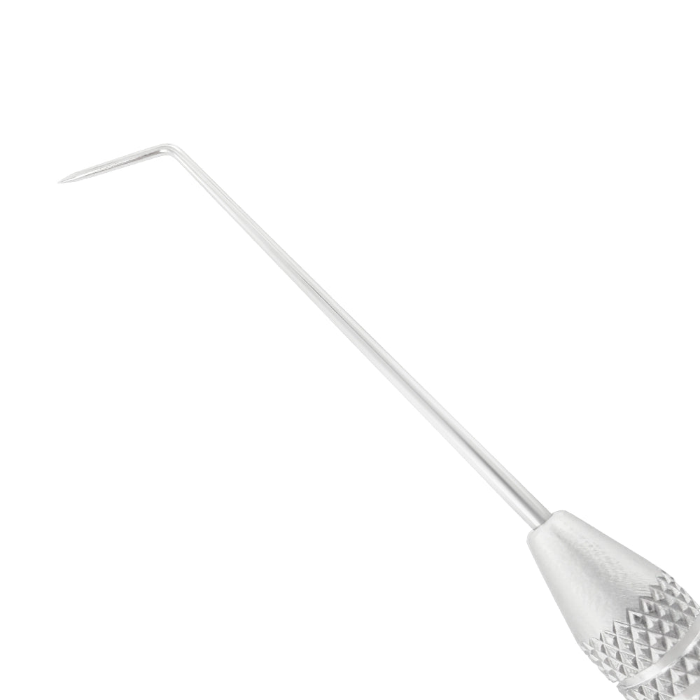Close-up of the fine angled working tip on Explorer EXP 6, SKU 1010