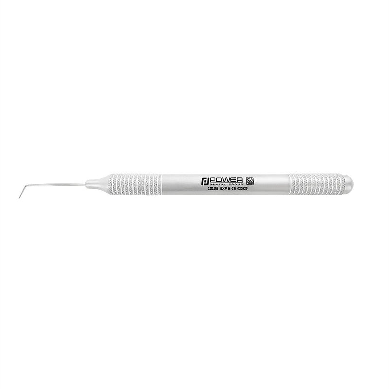 Horizontal view of Explorer EXP 6 single-ended dental instrument with large 6EZ handle