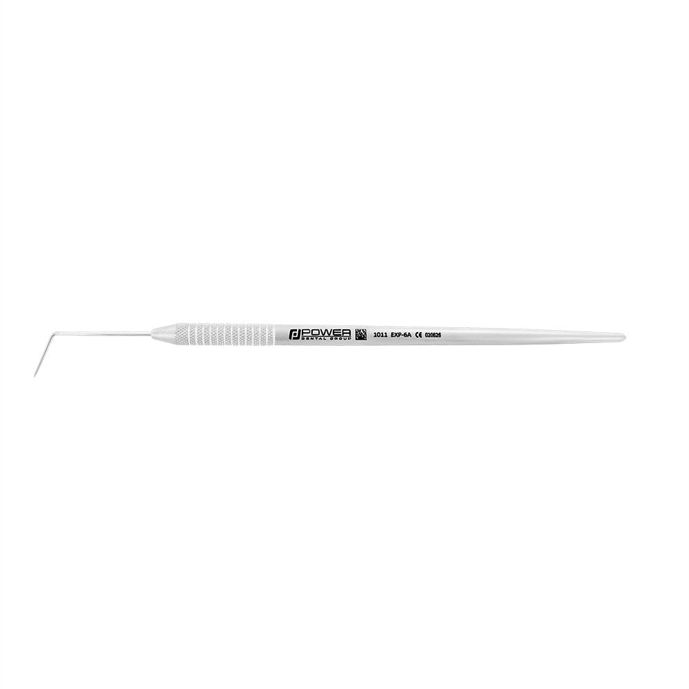 Horizontal view of Explorer EXP 6A single-ended dental instrument with 1EZ handle
