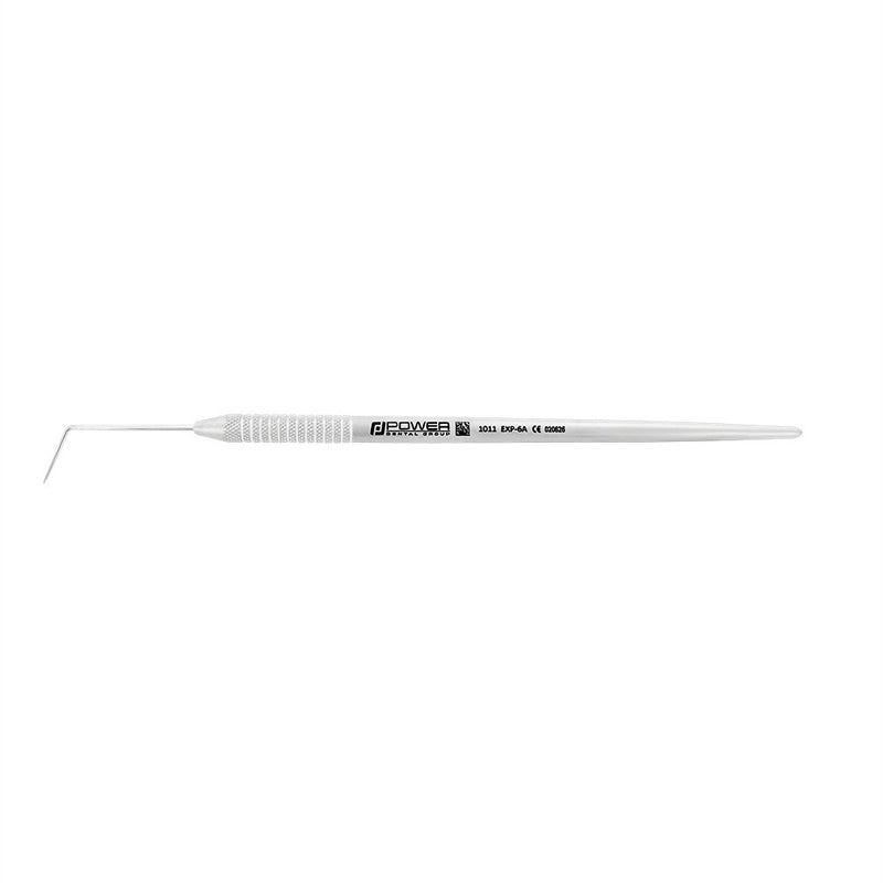 Horizontal view of Explorer EXP 6A single-ended dental instrument with 1EZ handle