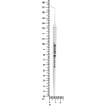 Horizontal view of Explorer EXP 6A single-ended dental instrument with 1EZ handle