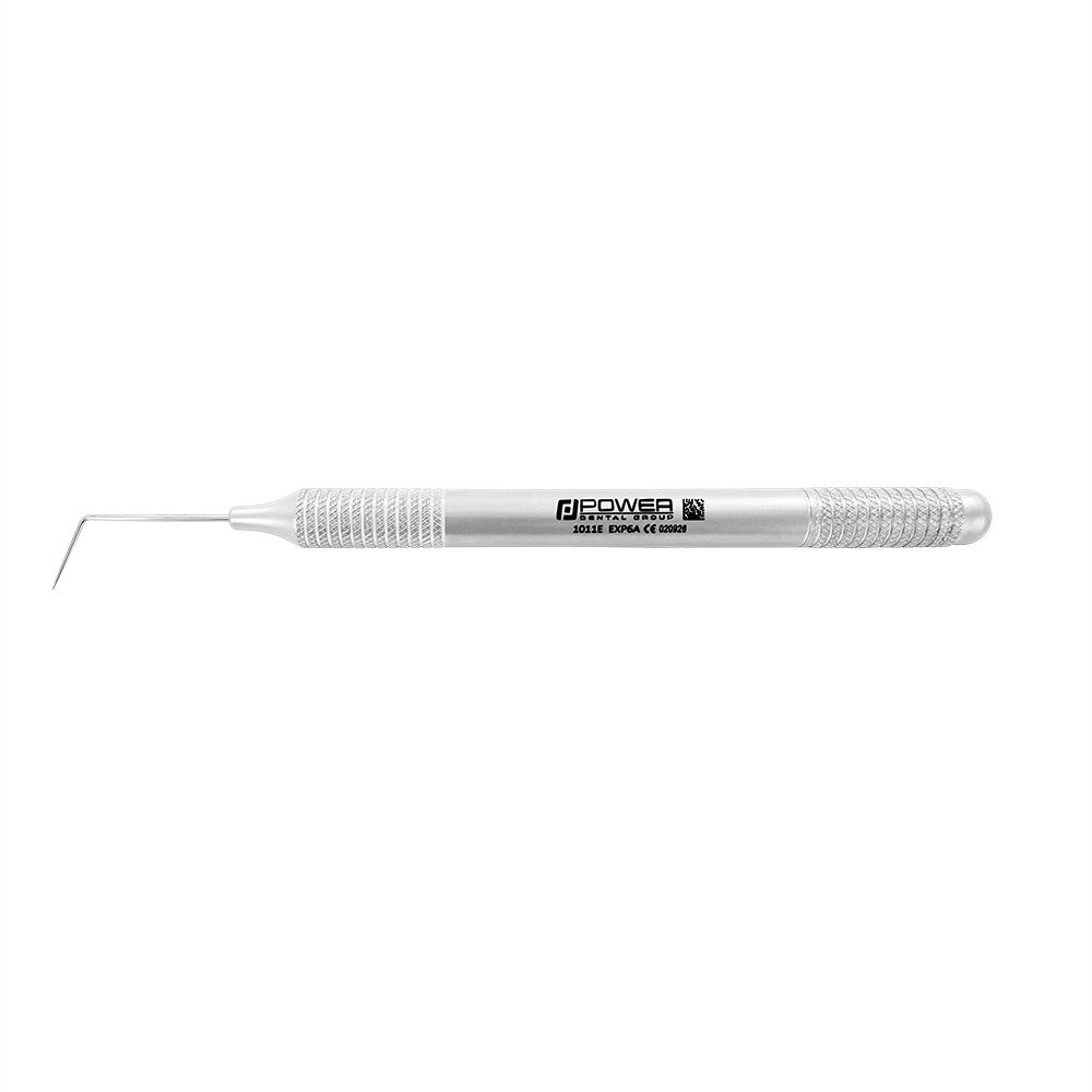 Horizontal view of Explorer EXP 6A single-ended dental instrument with large 6EZ handle