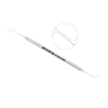 Explorer EXD 2A Pigtail double-ended dental explorer with fine curved tips and lightweight 3EZ handle
