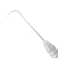Close-up of the curved Pigtail working end on Explorer EXD 2A, SKU 1014