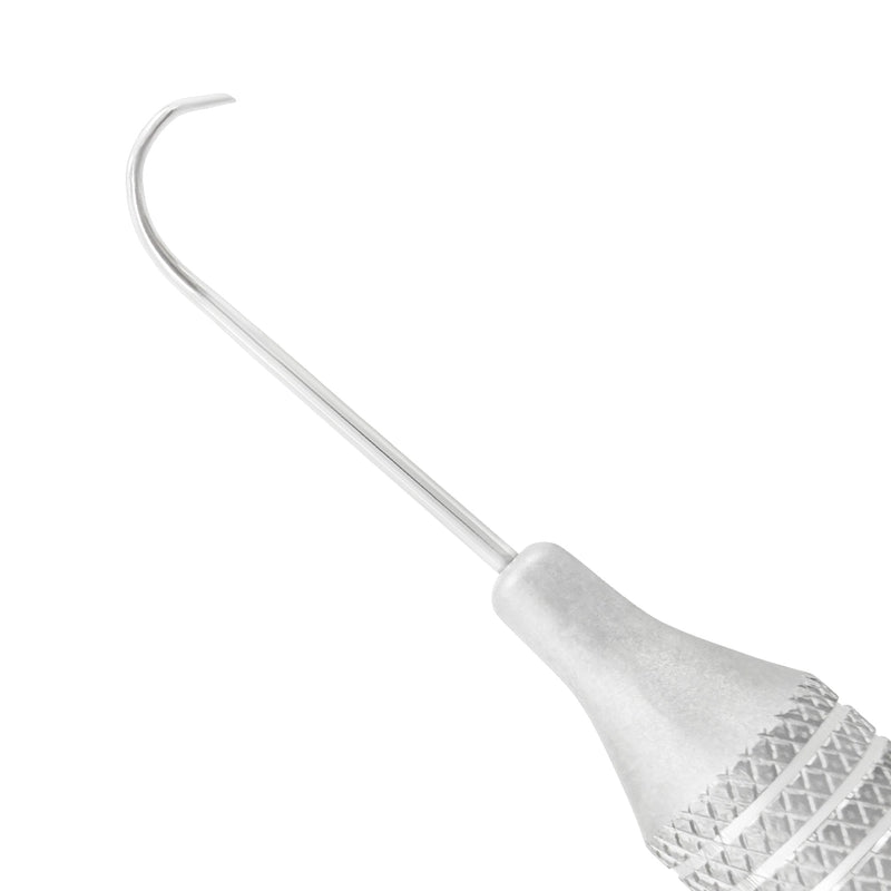 Close-up of the opposite curved working end on Explorer EXD 2A with 6EZ handle