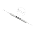 Explorer EXD 2A Pigtail double-ended dental explorer with fine curved tips and large 6EZ handle