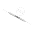 Explorer EXD 2 double-ended dental explorer with fine curved working ends and large 6EZ handle