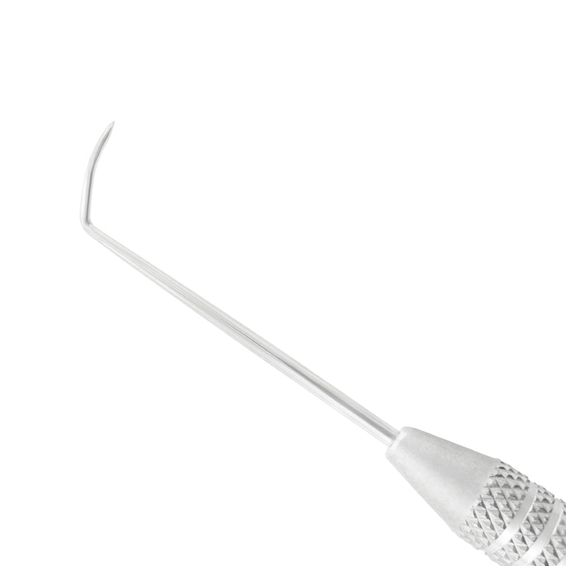Close-up of the opposite curved working end on Explorer EXD 3 with 3EZ handle